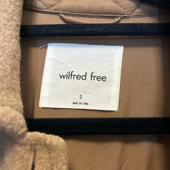 Wilfred Tan Merino Wool shacket - Picture 2 of 6